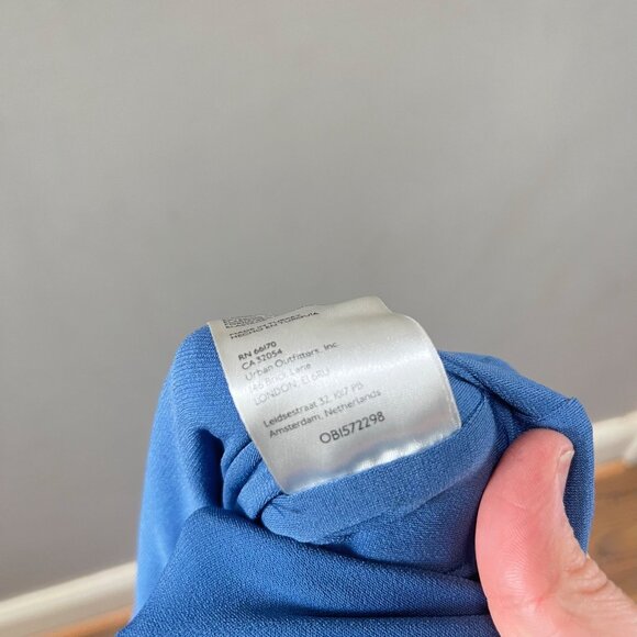 NEW Free People Midnight Combo Floral Mesh Ruched Bodycon Dress Long Sleeve Size - Picture 7 of 8